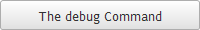 Explains the debug command that is used to see how the API is interpreting a GET query.